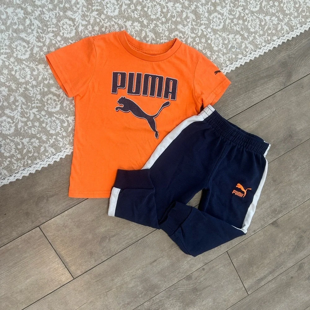 Puma Vibrant Orange Tee - Picture 10 of 16